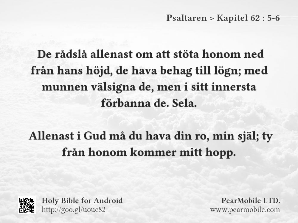 Psaltaren, Kapitel 62:5-6